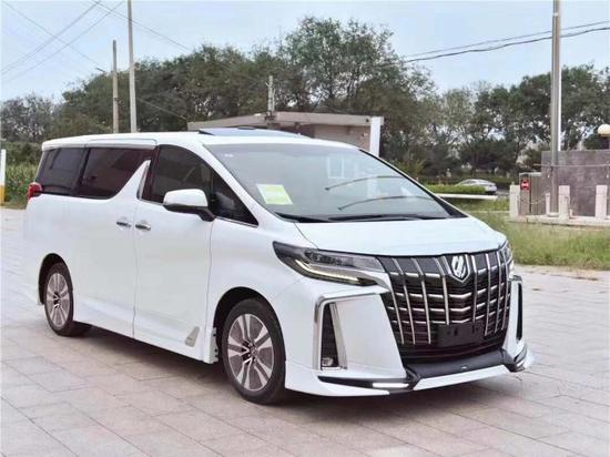 丰田埃尔法蒙娜丽莎笑舞版商务座驾直销