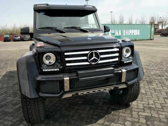 18款奔驰G500 4x4?现车 天津港新版促销