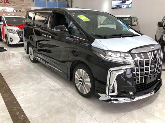 19款丰田埃尔法现车多种颜色全热卖价