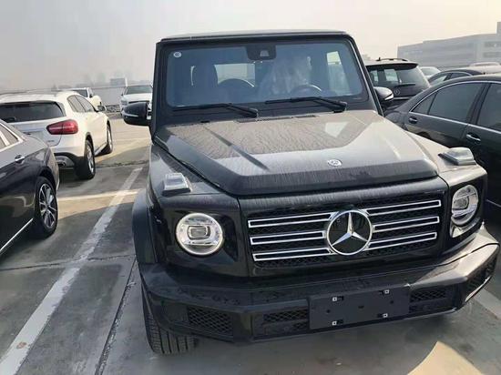 19款奔驰G500顶级SUV 几何多光束氛围灯