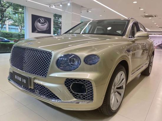 2021款宾利添越铂彩金现车首发限量销售