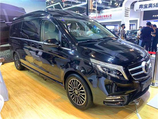 奔驰v260l高顶半隔断改装商务车价格