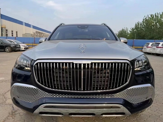 迈巴赫gls600银蓝现车国六支持分期购车