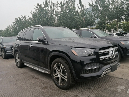 2021款奔驰GLS450国六美版黑咖现车七座