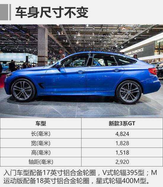 宝马3系GT上市 售39.8-51.9万元