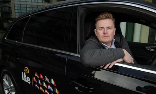 Cubic Telecom的首席执行官Barry Napier Cubic Telecom的首席执行官Barry Napier