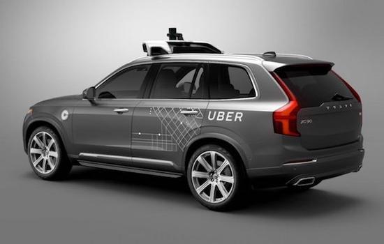 Uber的沃尔沃自动驾驶车队 Uber的沃尔沃自动驾驶车队