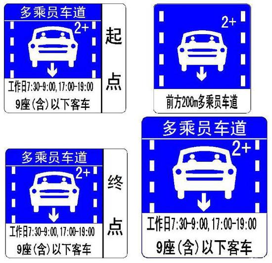 成都首推“HOV多乘员车辆专用车道”