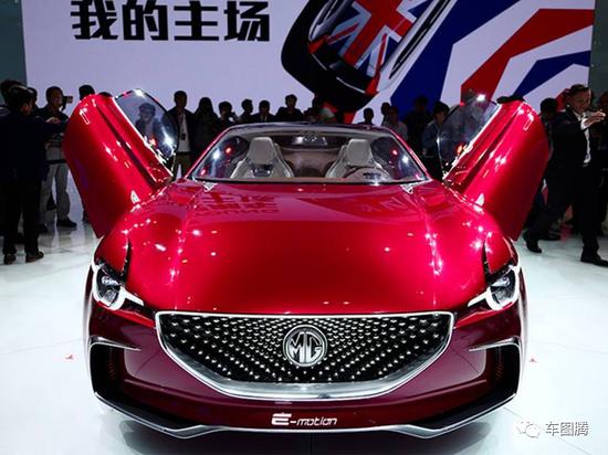 MG名爵推出全新电动超跑概念车 光看车门就很拉风