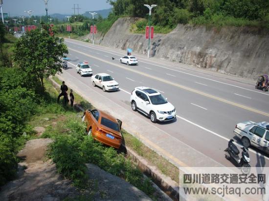 误把油门当刹车 开心出游成泡影