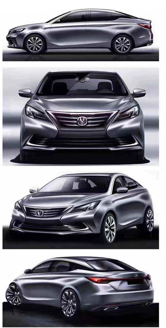 长安真的只能脑补概念车么?来看这张假想图!