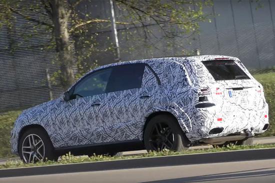 全新奔驰GLE测试谍照曝光 获新平台打造
