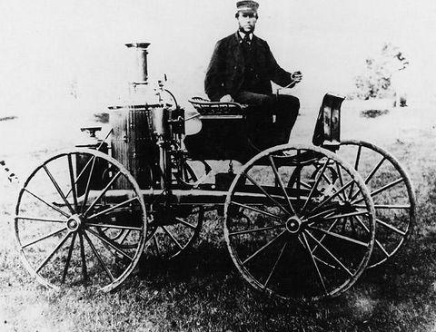 1870年的蒸汽機汽車 