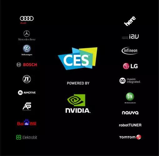 前瞻技术,英伟达英特尔,自动驾驶芯片 ▲英伟达目前汽车相关合作伙伴的不完全名录