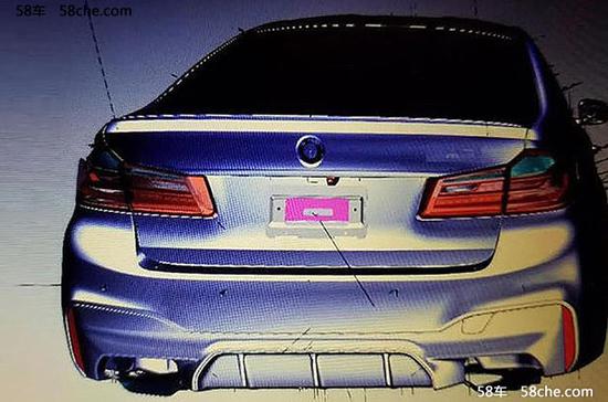 宝马全新M5前脸造型谍照曝光 或9月亮相