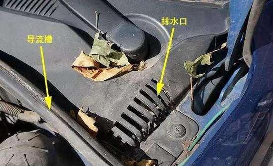 第三:天窗内侧的四个角落里