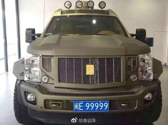 福建漳州霸气牛牌,五辆车用同一车牌,货车亮了