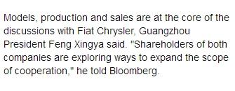 广汽密谋菲克集团深度合作,传祺即将赴美开卖