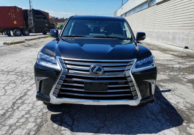 雷克萨斯LX570黑红内饰售价全国促销