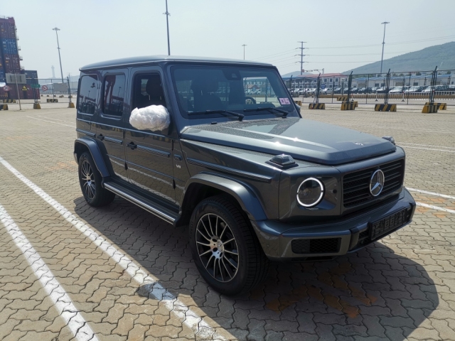 19款奔驰G500到港拆箱实拍照片现车预定