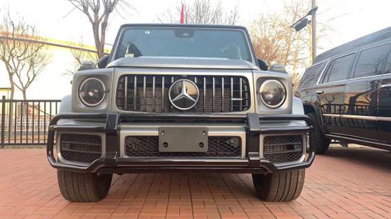 19款奔驰G63磨砂现车港口最新报价