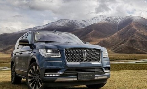 19款林肯领航员现车游艇蓝内饰精致奢华