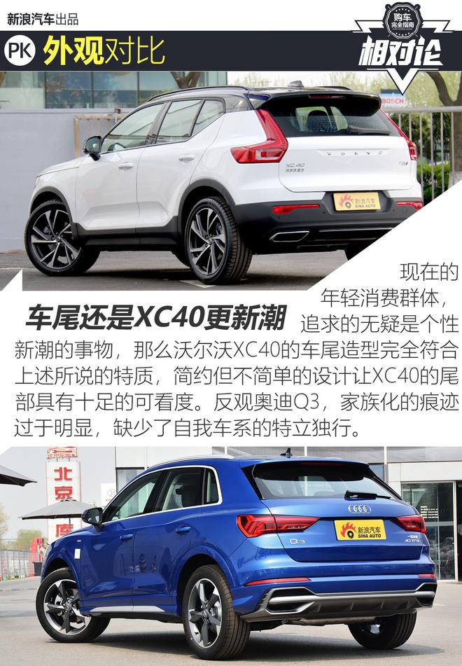 时尚精品紧凑型SUV怎么选?沃尔沃XC40对比奥迪Q3