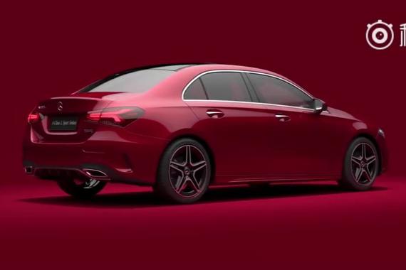 视频：奔驰A级三厢，对a级的外观已经完全接受了