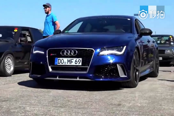 视频：奥迪RS7vs奥迪TT，气势上已经知道输赢