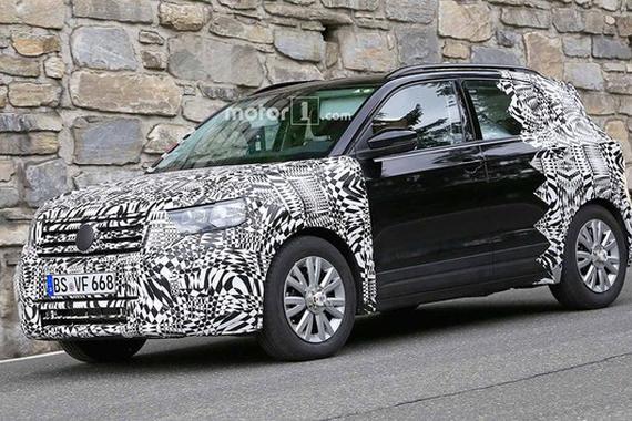 大众T-Cross量产版谍照曝光 将于年内发布