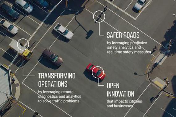 “全球最智能十字路口”亮相底特律