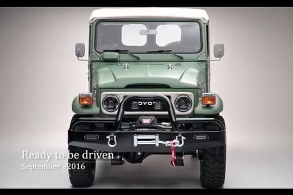 1984年丰田兰德酷路泽FJ43越野车 恢复工程