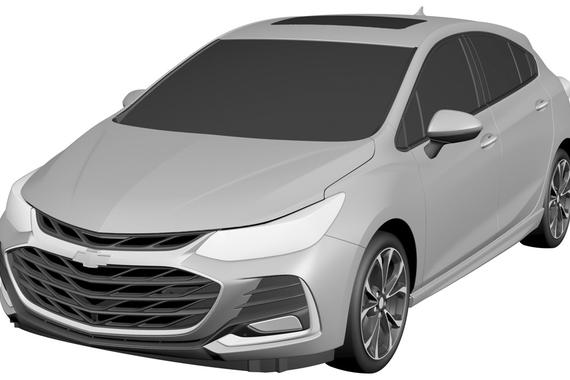 雪佛兰新款科鲁兹专利图 或搭载两款发动机