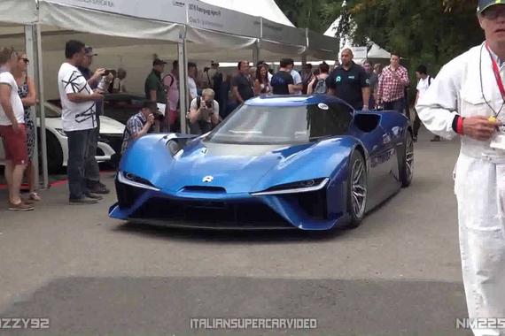 蔚来EP9亮相古德伍德速度节