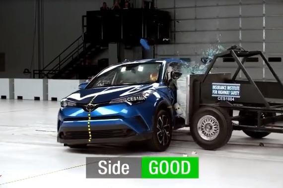 2018丰田C-HR碰撞测试