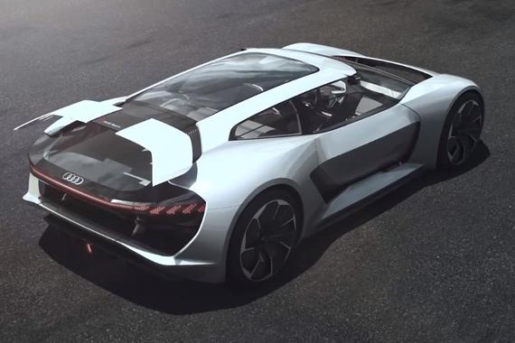 奥迪PB18 e-tron:纯电动超跑概念车