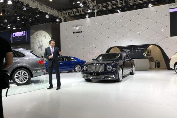 2018成都车展 宾利携多款车型亮相