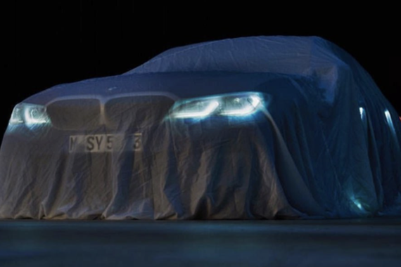 全新宝马3系G20预告图 或巴黎车展亮相