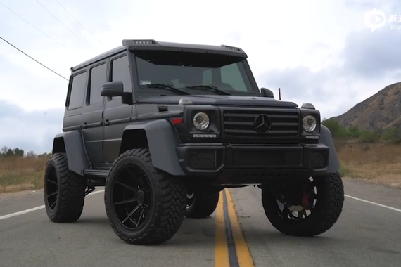 最帅越野车！奔驰G550 4X4大脚怪