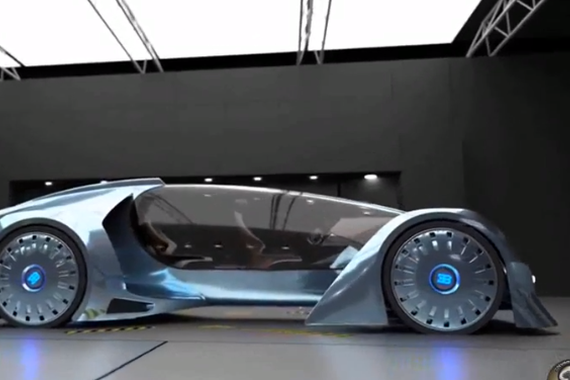 布加迪T99街机概念赛车 战斗气息十足！