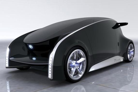 颜色外观均可变！丰田智能概念车Fun-Vii