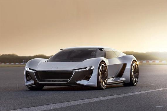 极具科幻感！奥迪电动概念跑车PB18 e-tron