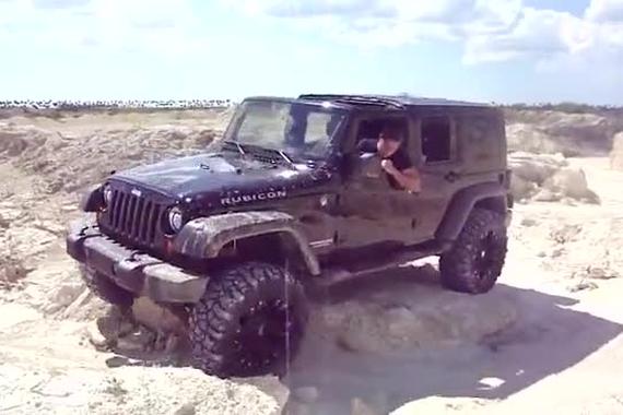 没有能拦住它的路！牧马人Rubicon岩石穿越