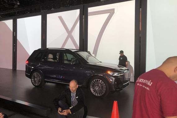 宝马X7实车曝光 将于2018洛杉矶车展全球首发
