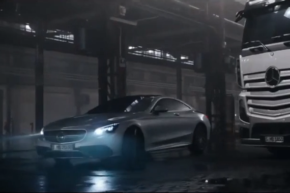 视频：创意宣传片 奔驰S63 AMG Coupe的爱情故事