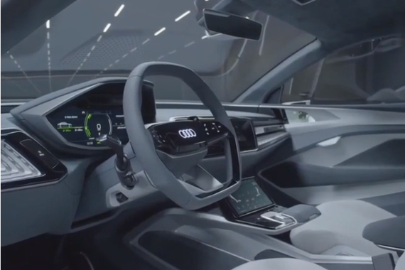 视频：2019奥迪e-tron内饰展示 科技感爆棚