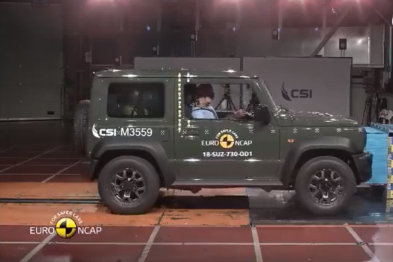 安全吗？2019款铃木吉姆尼碰撞测试