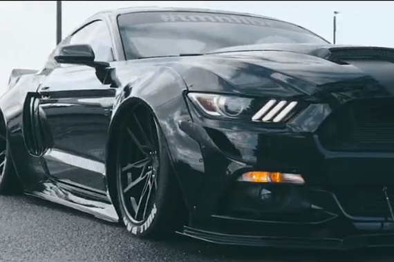 浓浓的杀气 宽体改装福特 Mustang GT