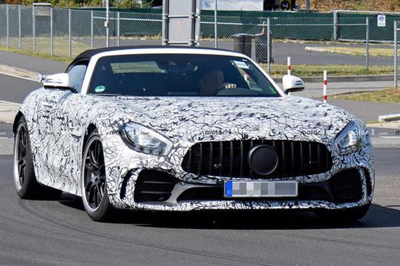 AMG GT R敞篷版谍照曝光 动力提升明显