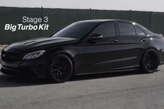 暴力的速度机器 黑武士AMG C63